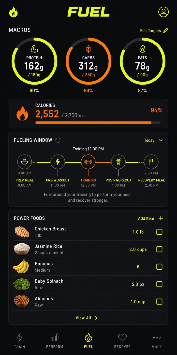 Dunk Labs Fuel screen